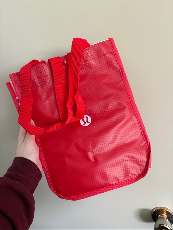 lululemon athletica Handbags - Free with purchase lululemon athletica Small Red Tote with Logo